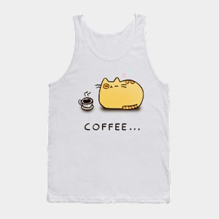 Coffee Cat Tank Top